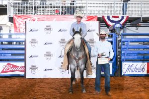 Tripp Townsend on TRR Lukcy Hometown win the Junior Horse at the RHAA National Finals.