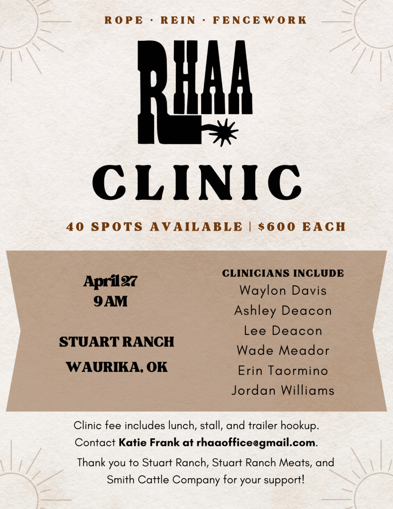 RHAA Stock Horse Clinic